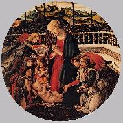 Francesco Botticini Madonna with Child Spain oil painting artist
